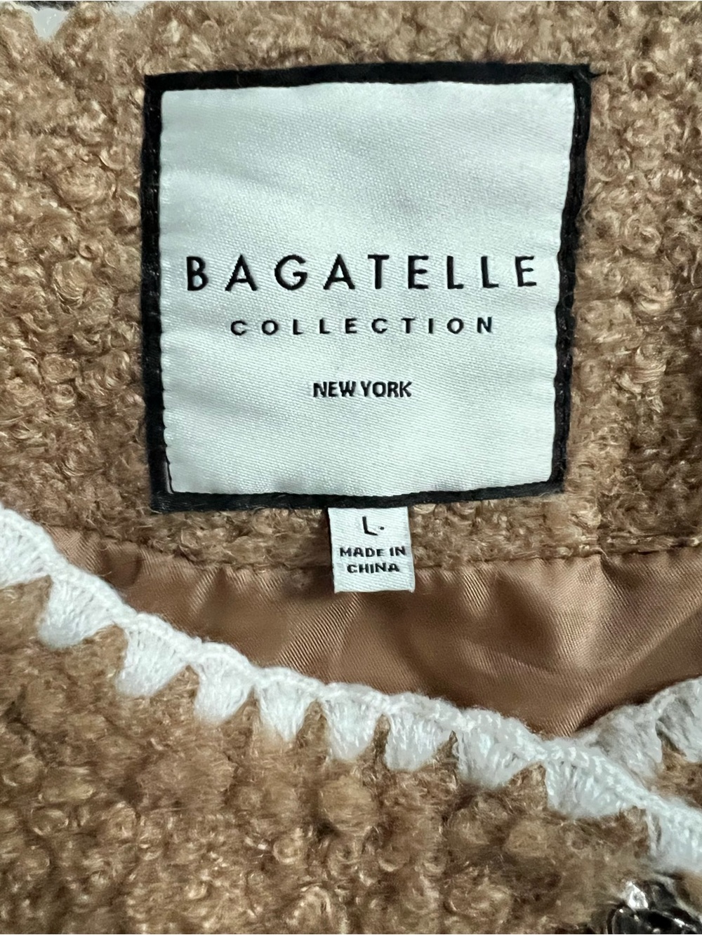 Bagatelle Collection Teddy Cropped Jacket - Picture 4 of 4